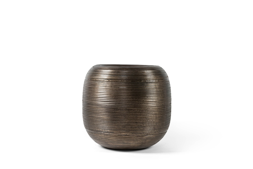 Planter ribbed with rounded border - Ø 58x50cm - p/1