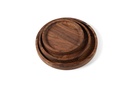 Wooden round tray natural oiled set of 3 - Ø20 x 2.5 / Ø25 x 2.5 / Ø30 x 2.5 - p 1/4