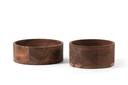 Wooden bowl natural oiled set of 2 - Ø23 x 11 / Ø26 x 9 - p 1/2