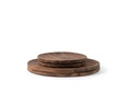 Wooden round plate natural oiled set of 2 small + 2 big - Ø21 x 1.5 / Ø30 x 1.5 - p 1/8