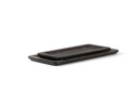 Wooden long tray blacked set of 2 - 45 x 20 x 2.5 / 55 x 25 x 2.5 - p 1/2