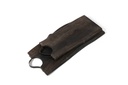 Wooden live edge rectangular plate blacked with leather handle set of 2 small + 2 big - 40 x 20 x 1.5 / 50 x 25 x 1.5 - p 1/2