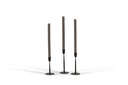 Handforged taperholder - natural black - medium - Ø7 x 18 - p/1/12