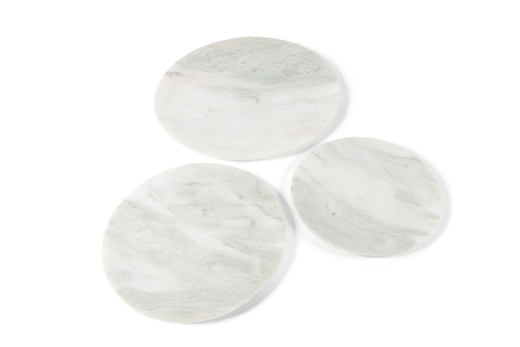 PLATE ROUND GREEN ONYX - LARGE - Ø40x2cm - p/1/2