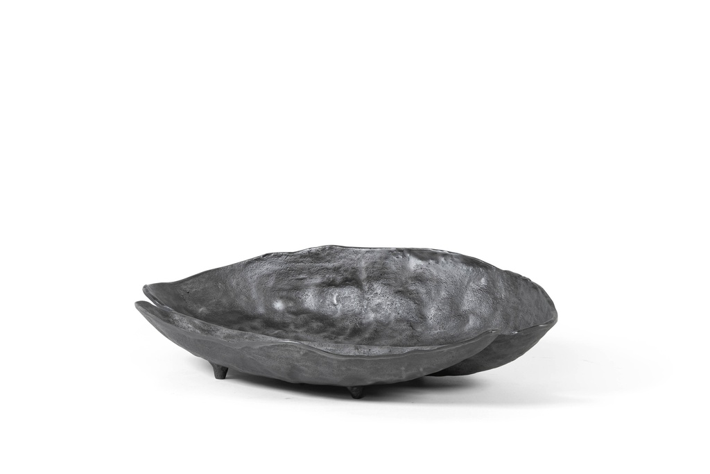 DISH ROUGH WASHED GREY - BIG - 52x32x12cm - p/1/4