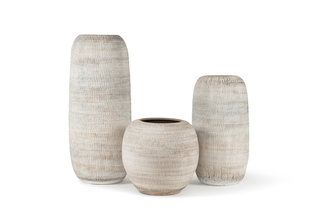 Ball vase texture creme - Ø40 - p 1