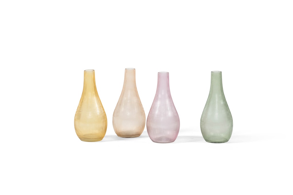 Soliflower thin line sprayed big peach - Ø8 x 18cm - p 6/24