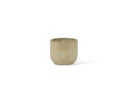 Flowerpot Glazed Green Small - Ø 15 x 13 cm - outdoor candle -1 ext. coton wick - p/6