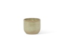 Flowerpot Glazed Green Big - Ø 19 x 16 cm - outdoor candle -1 ext. coton wick - p/4