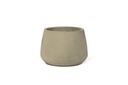 Planter round stone green  - set of 2 - Ø49x45 / Ø38x30cm - p/1/1