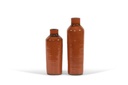 Vase orange glazed - terracotta - orange - Ø 15x40cm - p/1/1
