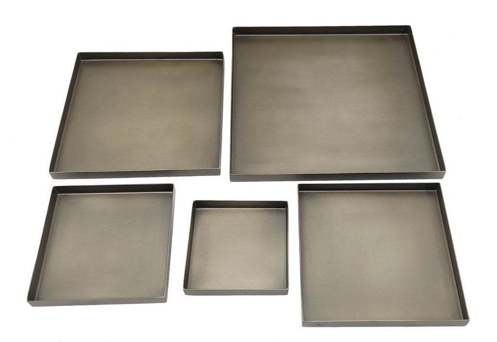 Candleplate for square Ø12 - nickle antique - Ø13,5x13,5x1,5cm - p 2/24