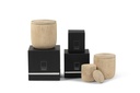 Scented candle candlepot concrete ecru - Ø9 x 10cm - 1 int.cot.wick - p 6