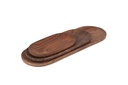 Wooden long tray natural oiled sheesham small - 20x11x1,5cm - p2/8
