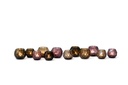 T-light holder polished faceted cutting copper small - Ø10 x 9 cm - p 4/24