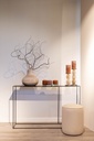 Console - metal - matt black - 120x28x76cm - p/1/1