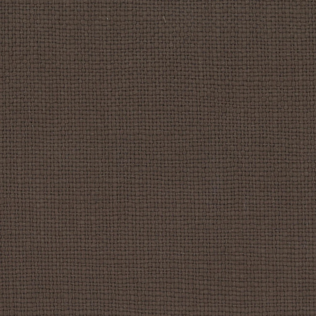 Pouf - linen fabric - ADMIRAL042- brown - big - Ø 55x40cm - p/1/1
