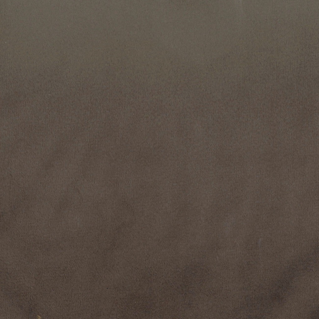 Pouf - velvet fabric - COSMOS SMOKE - smoke - big - Ø 55x40cm - p/1/1