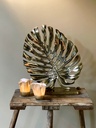 Votive wave - glass - beige luster - Ø9.5 x 10cm - p/6