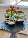 Soliflower - glass - olive luster - Ø9 x 14.5cm - p/4/1