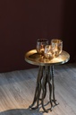 Octopus table - metal - gold antique - Ø41x51.5cm - p/1/1