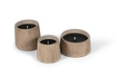 Camel terracotta outdoor candle bowl - Ø 23x11cm - 1 - ext. cot. - p /4