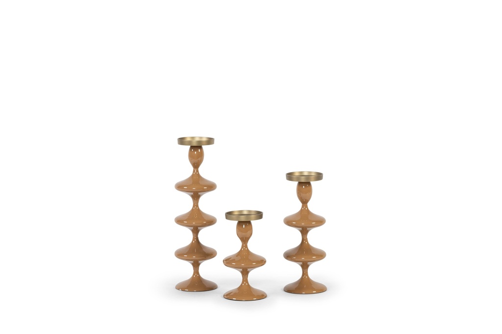 Branch candle holder for Ø7 - metal - black nickle - small Ø10 x 20cm - p/2/12 (kopie)