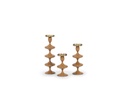 Branch candle holder for Ø7 - metal - black nickle - small Ø10 x 20cm - p/2/12 (kopie)