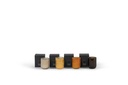 Scented candle amber bubble votive - Ø 8x10cm - 1 - int. cot. - p/6