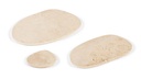 Travertine plate - travertine - beige - 45x30x1,4cm - p/1/2