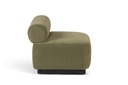 Havana sofa - Mango & fabric - green - 55x64x65cm - p/1/1