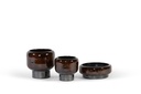 Flowerpot bordeaux reactif glazed - terracotta - Ø 21x21cm - p/4