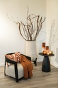 T-Light holder oval with ribble cutting copper smoke medium - Ø11,5x9,5x8cm - 4/16