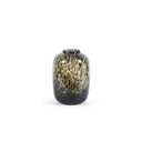 Bulb big smoke black spotted - glass - smoke leopard - Ø 32,5x45cm - p/1/1