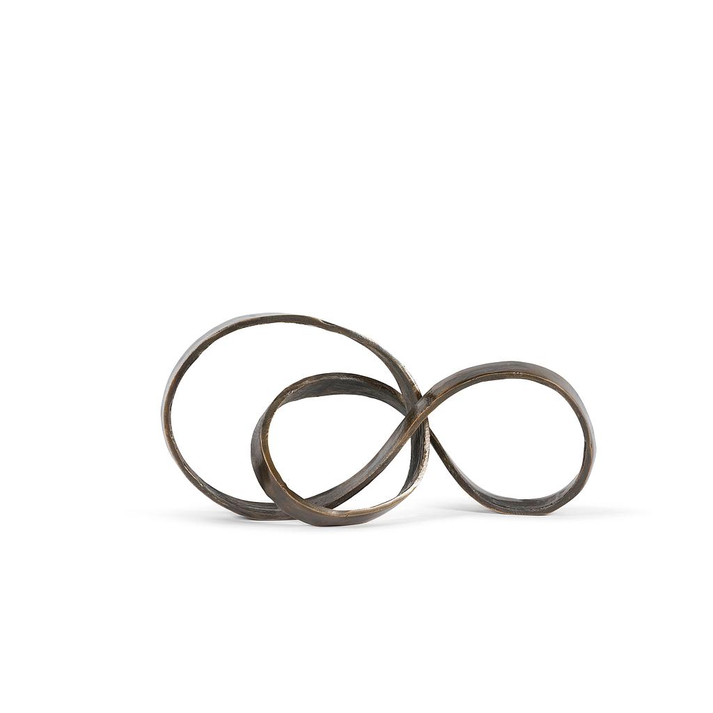 Knot - metal - brass antique - 58x33x33cm - p/1/6