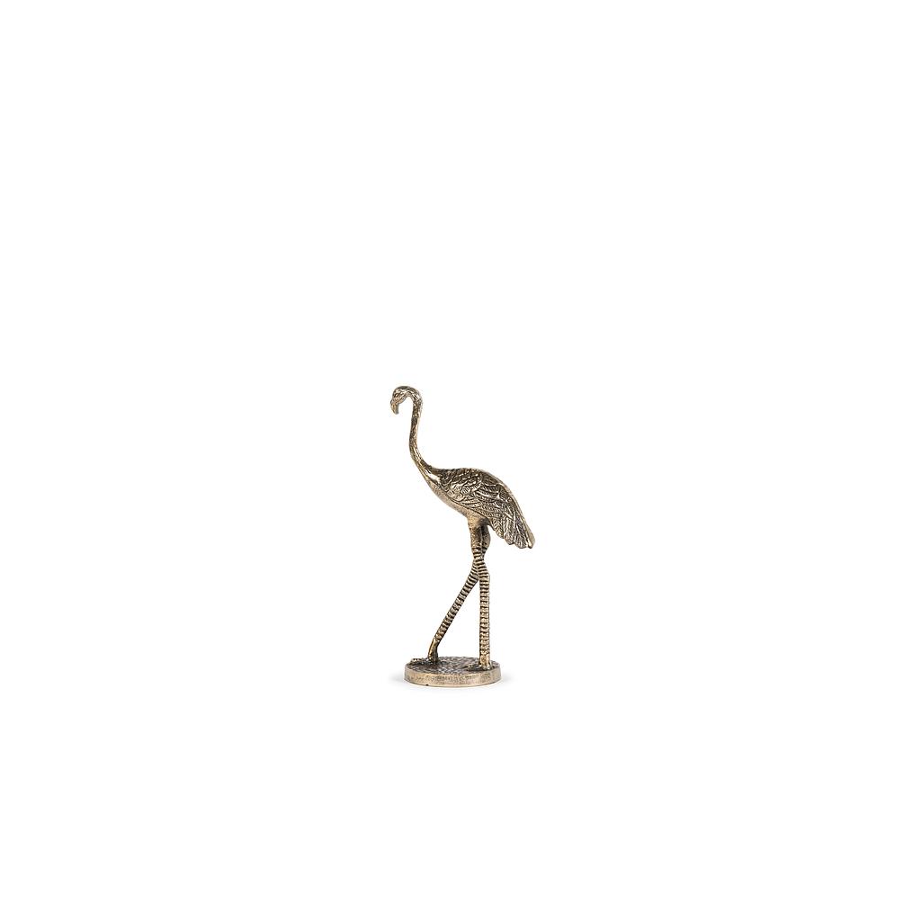 Heron large - metal - antique gold - 28cm - p/2/24
