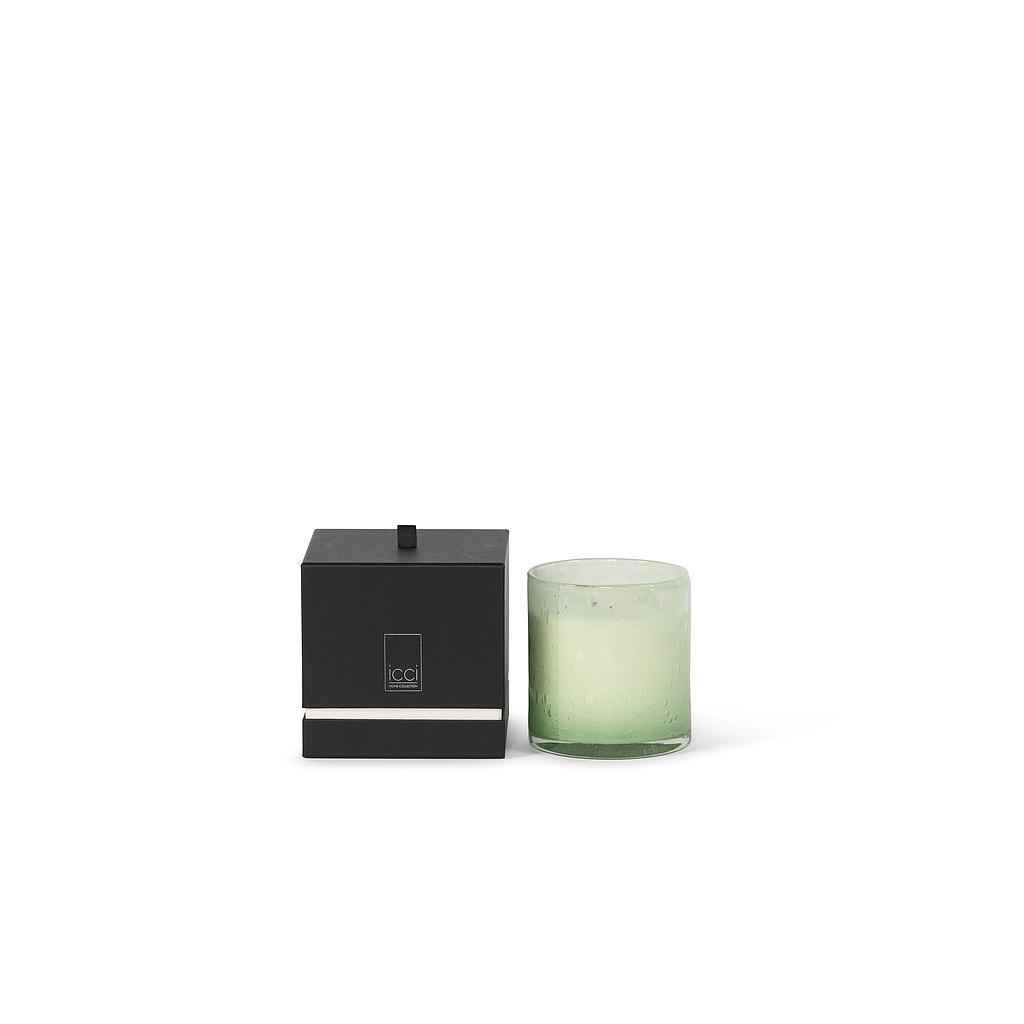 Cylindrical votive Mint - Ø14 x 15cm - 3 - int. cot. - p/4