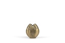 Small Artdeco vaze - metal - gold antique - Ø12x10cm - p 2