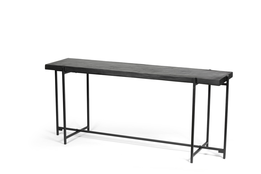 Console table matt black - 140 x 38 x 60cm - p 1/1