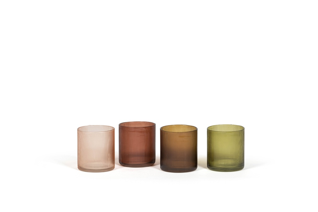 TLight holder - glass - Bronze - Ø8x9cm - p 6/36