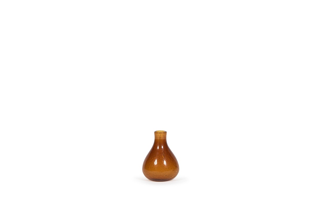 Soliflower bubbles - glass - matt amber - Ø 10x11cm - p 1/12