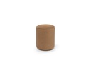 Pouf - texture fabric - LAV0001 - mokka - small - Ø 35x45cm - p/1/1