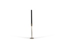 Handforged taperholder - brass antique - medium - H 30cm - p/2/16