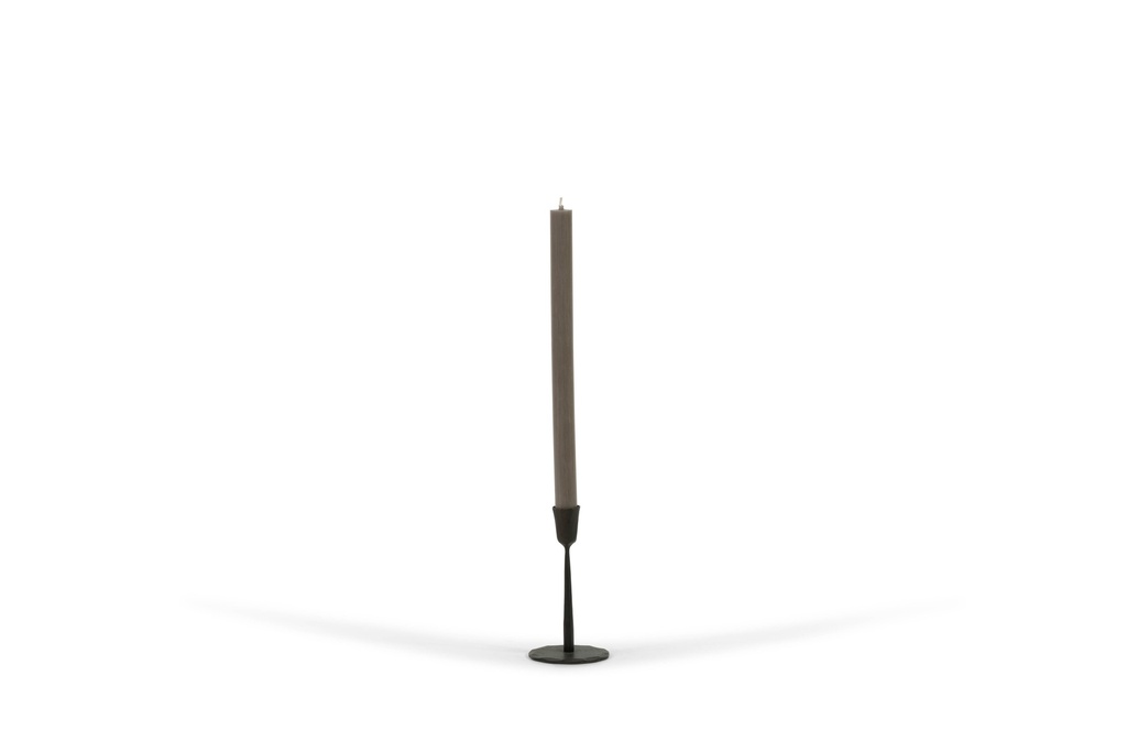 Handforged taperholder - natural black - small - Ø7 x 14 - p/2/24