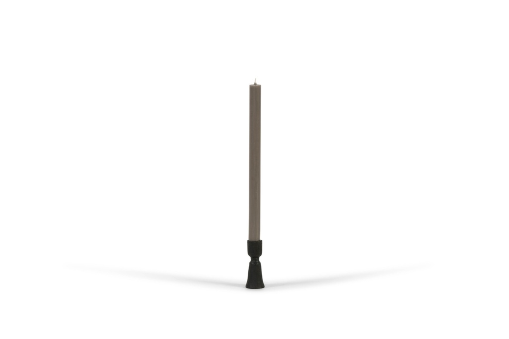 Handforged taperholder - natural black - small - H 8,5 - p/1/10