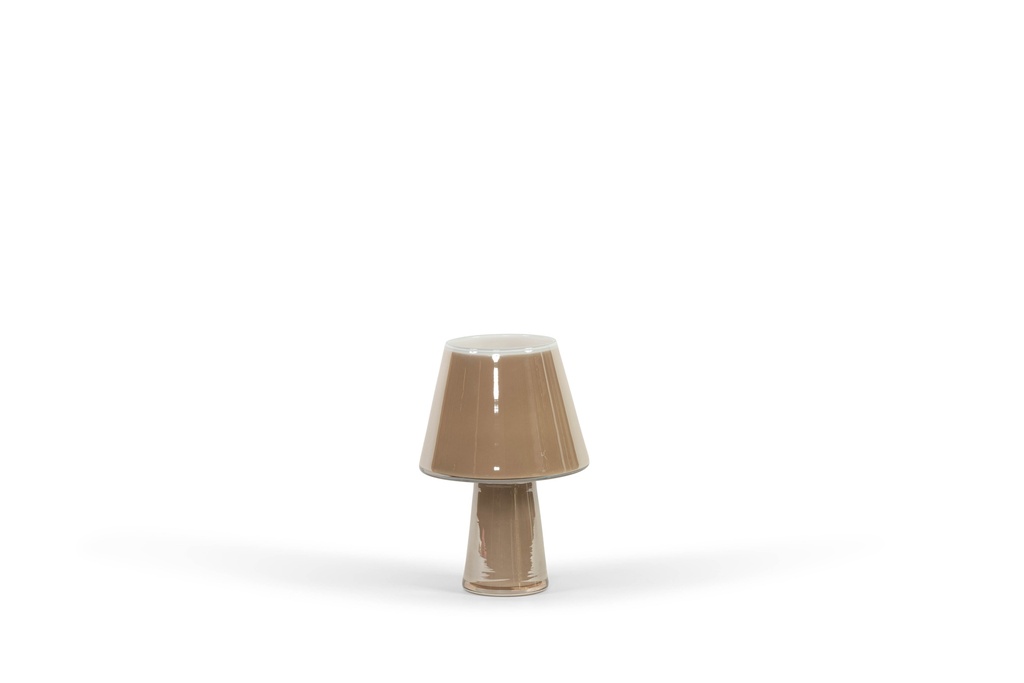 Lampadaire - Glass - Beige Luster - Ø 21,5x32cm - p/1/1