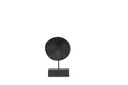 Ornament disk - wood - black mat brushed - Ø24x37cm - p1/6
