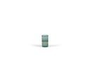 T-Light holder green-cream-green - glass - Ø 6x11cm - 4/32
