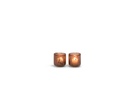 Thick votive stone finish shiny brown - Ø 10x10cm - 6/24