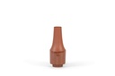 Vase Enamel - Iron - terracotta - Ø 17x44cm - p/4/4